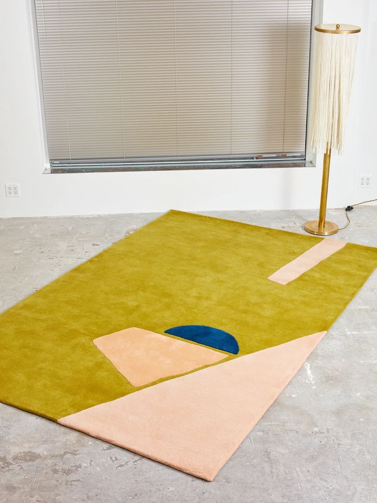 Firefly Wing Handmade Tufted Wool Carpet - Floorshot