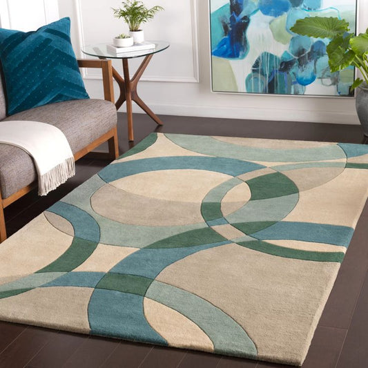 Velvet Drape Handmade Tufted Wool Carpet - Floorshot