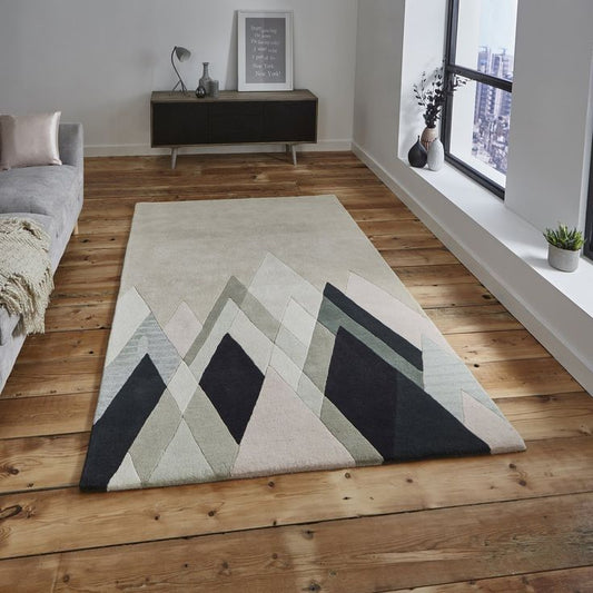 Hue Flick Handmade Tufted Wool Carpet - Floorshot