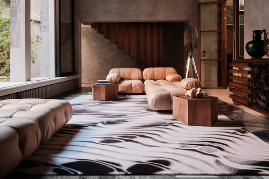 Scallop Macchia Handmade Tufted Wool Carpet