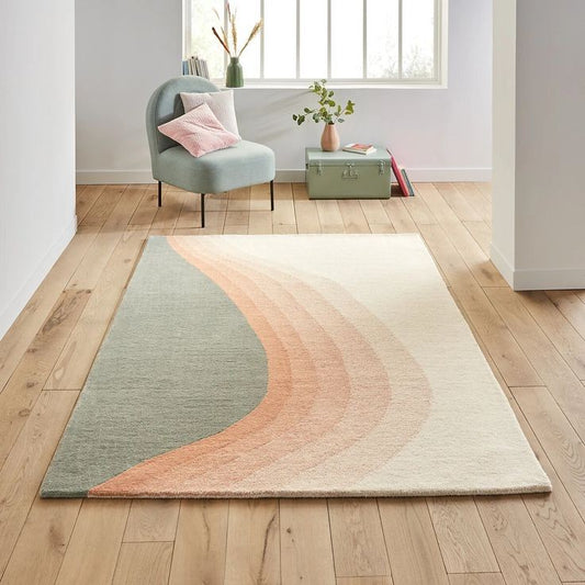 Depth Slide Handmade Tufted Wool Carpet - Floorshot