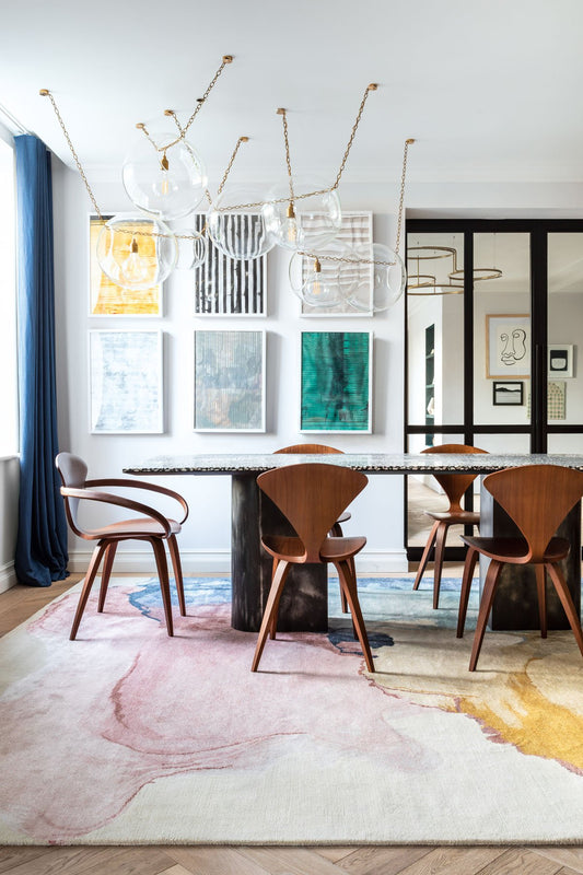 Caldera Dusk Handmade Tufted Wool Carpet - Floorshot