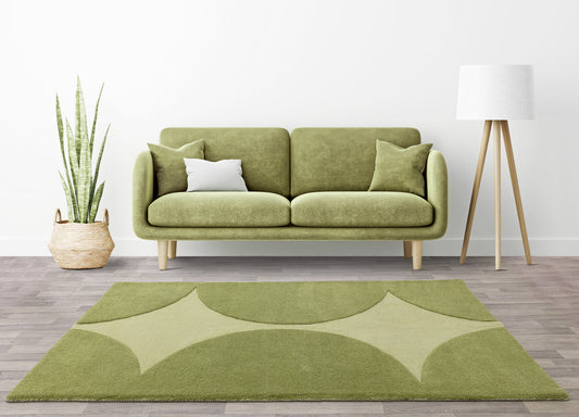 Hyryder Star Handmade Tufted Wool Carpet - Floorshot