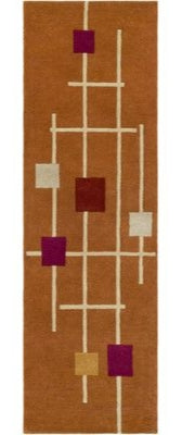 Foggy Trail Handmade Tufted Wool Carpet - Headshot