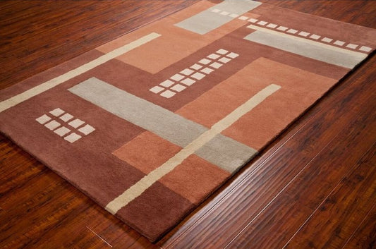 Rainy Garden Handmade Tufted Wool Carpet - Floorshot