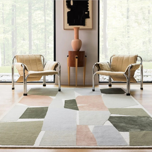 Boulder Maldives Handmade Tufted Wool Carpet - Floorshot