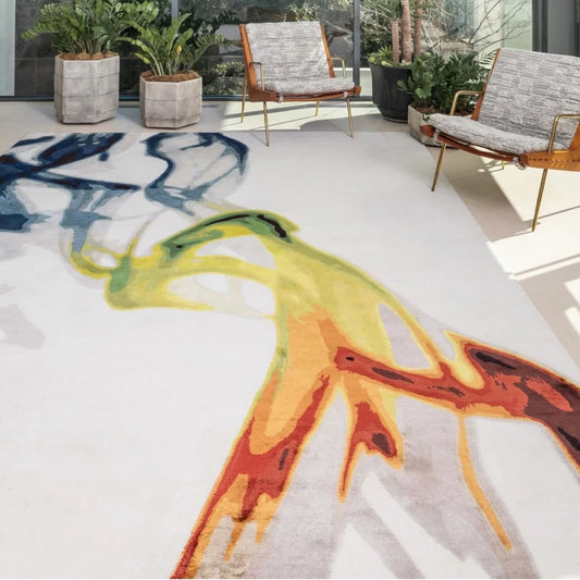 Hunter Smoke Handmade Tufted Wool Carpet - Floorshot