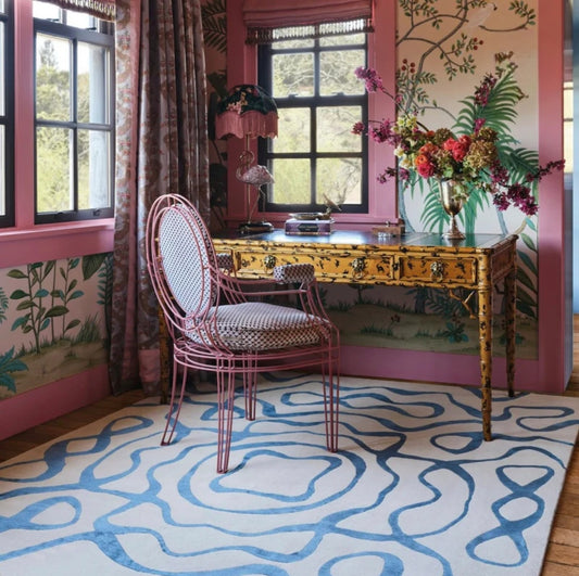 Soft Flame Handmade Tufted Wool Carpet - Floorshot