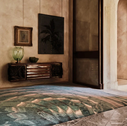 Dusk Whisper Handmade Tufted Wool Carpet - Floorshot