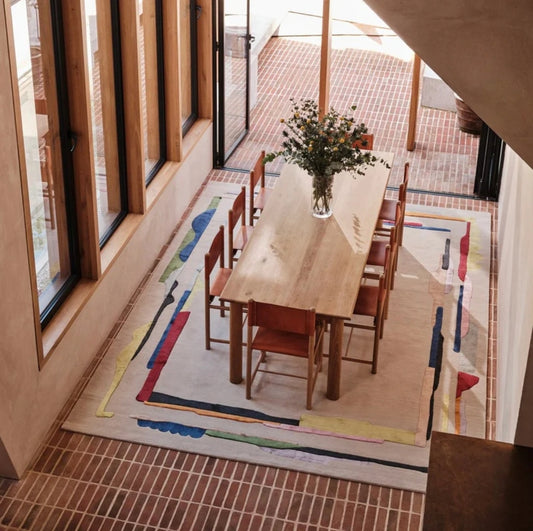 Bloom Tangle Handmade Tufted Wool Carpet - Floorshot