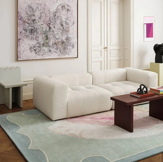 Orchid Flick Handmade Tufted Wool Carpet - Floorshot