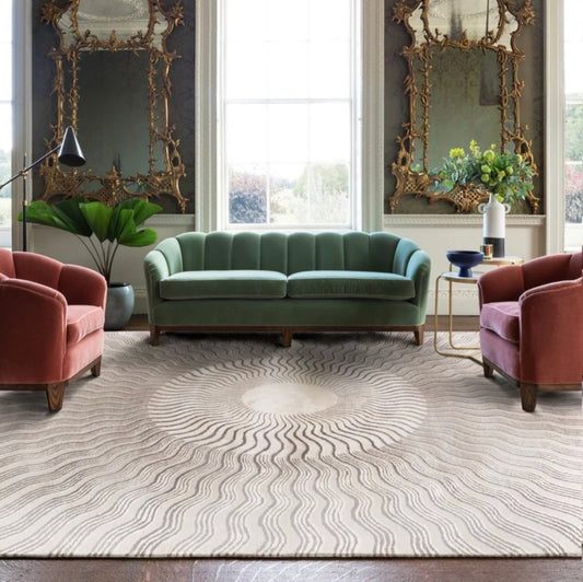 Elizabeth Tun-Tung Handmade Tufted Wool Carpet - Floorshot