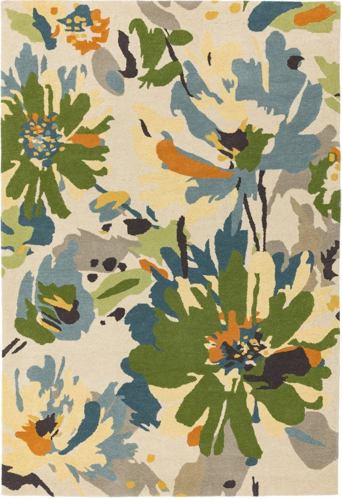 Treasure Quilt Handmade Tufted Wool Carpet - Headshot