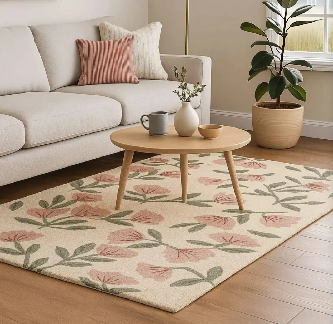 Vivid Twilight Handmade Tufted Wool Carpet