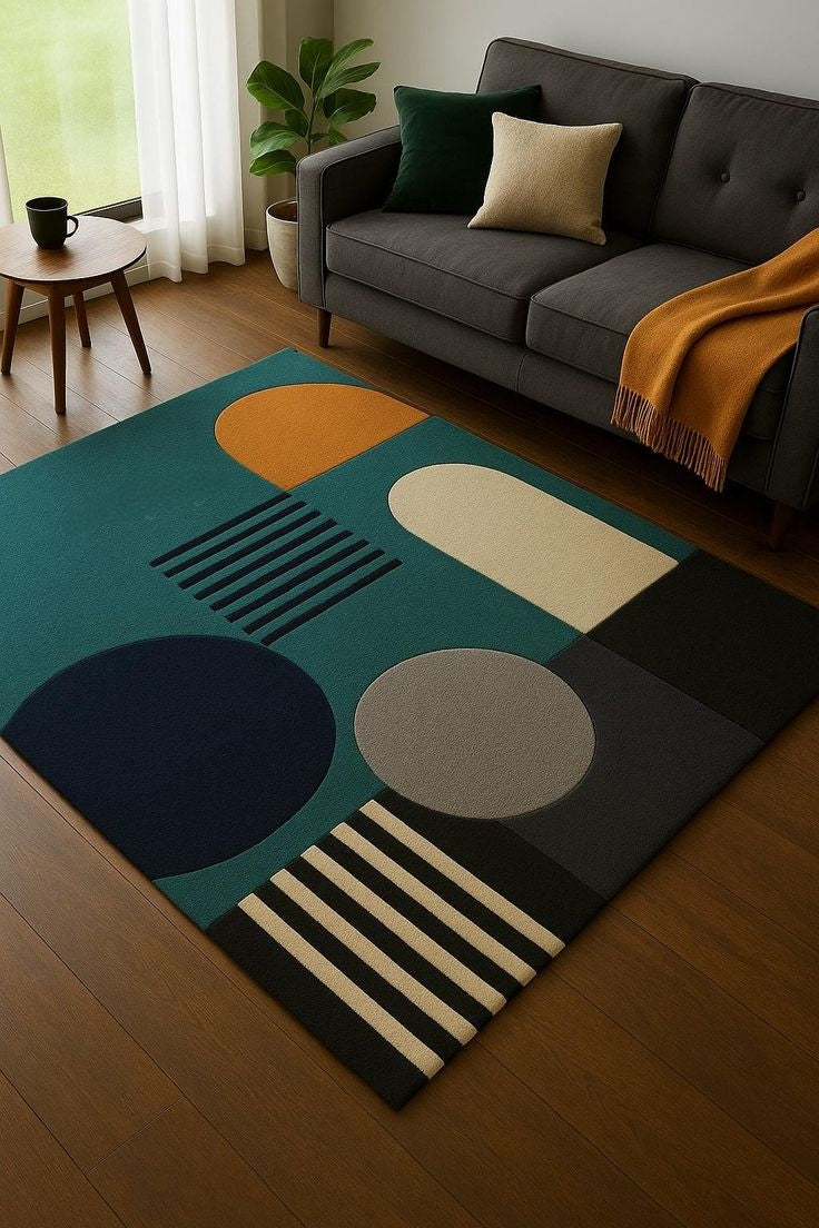 Wonderland Sea Handmade Tufted Wool Carpet