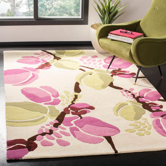 Crystal Clear Handmade Tufted Wool Carpet