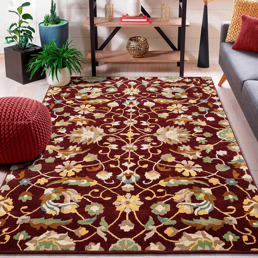 Castle Mario Handmade Tufted Wool Carpet - Floorshot