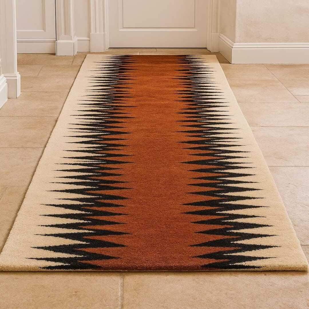 Dakota Brazil Handmade Tufted Runner Wool Carpet