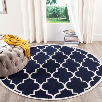 Dawnlight Frost Handmade Tufted Round Wool Carpet - Floorshot