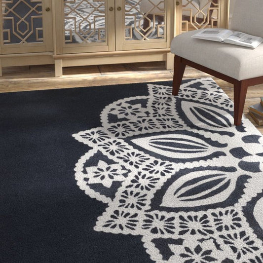 Sienna Beam Handmade Tufted Wool Carpet - Floorshot