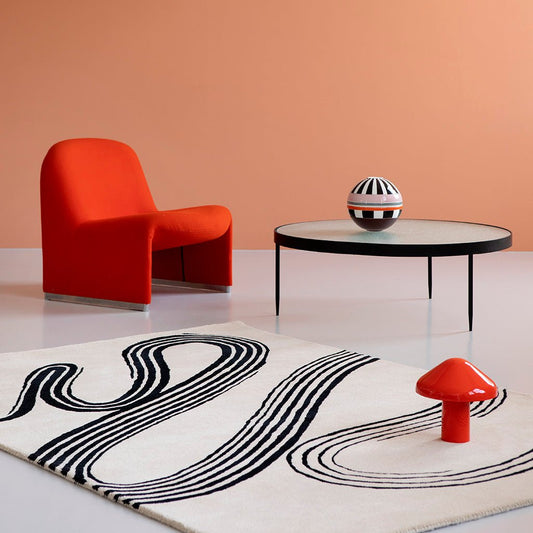 Rubic Pistachio Handmade Tufted Wool Carpet