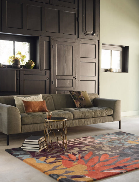 Indigo Submarine Handmade Tufted Wool Carpet - Floorshot