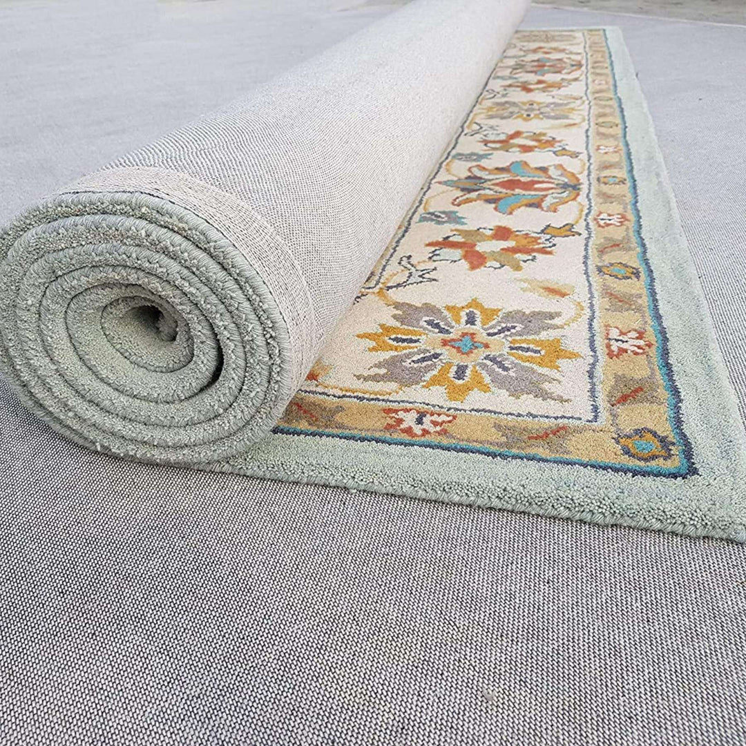 Frosted Span Handmade Tufted Wool Carpet