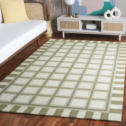 Breezy Snap Handmade Tufted Wool Carpet - Floorshot