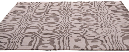 Damascus Beige Handmade Tufted Wool Carpet - Floorshot