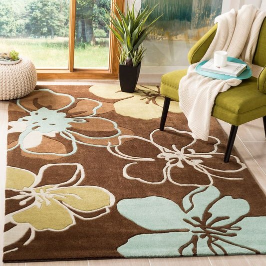 Cloudy Field Handmade Tufted Wool Carpet - Floorshot