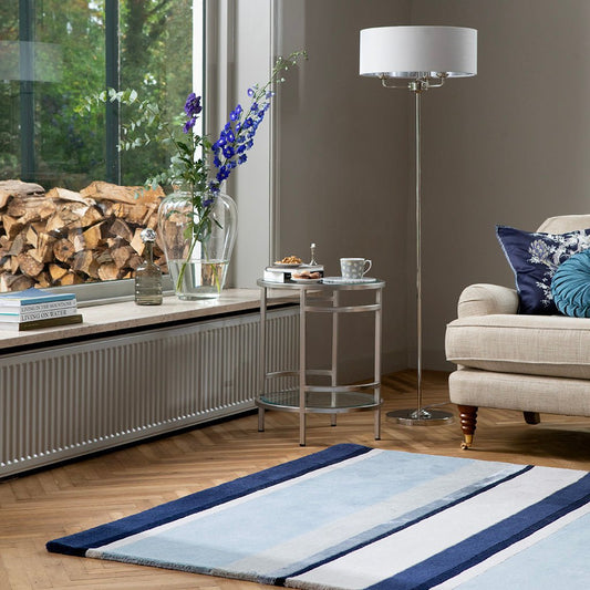 Dark Seaspray Handmade Tufted Wool Carpet - Floorshot