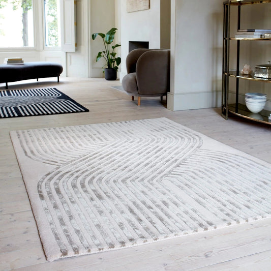 Asiatic Viscose Handmade Tufted Wool Carpet - Floorshot