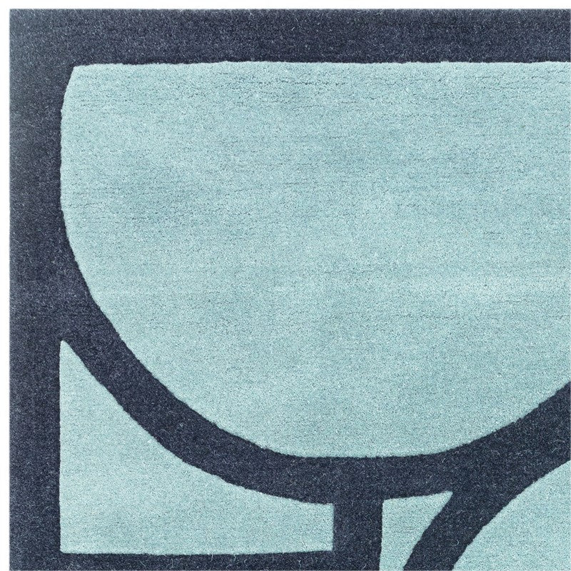 Alpine Franze Handmade Tufted Wool Carpet - CloseUp