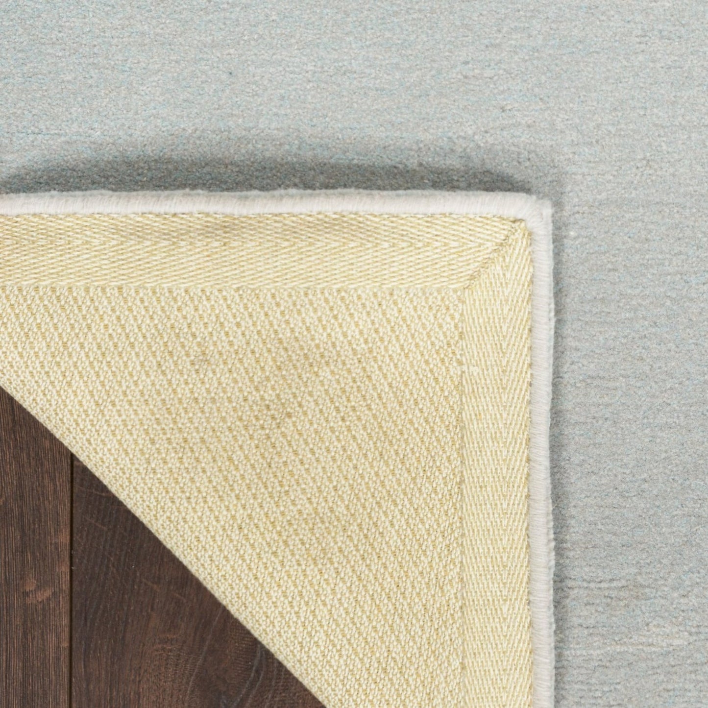 Seafoam Dezire Handmade Tufted Wool Carpet - Corner