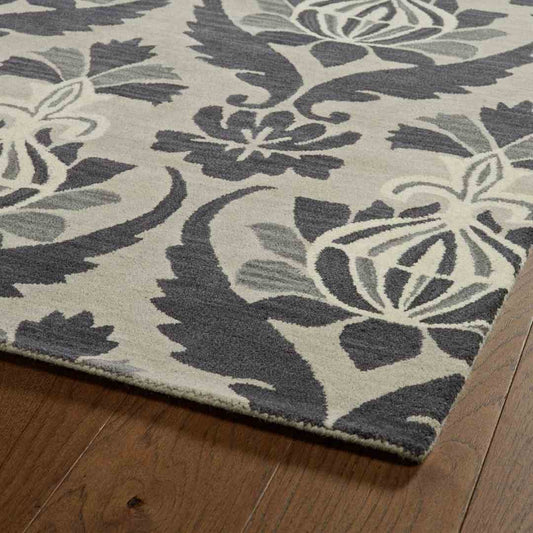 Robert Melody Handmade Tufted Wool Carpet - Corner