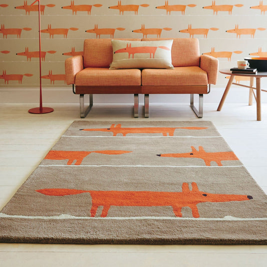 Scion Fox Handmade Tufted Wool Carpet - Floorshot