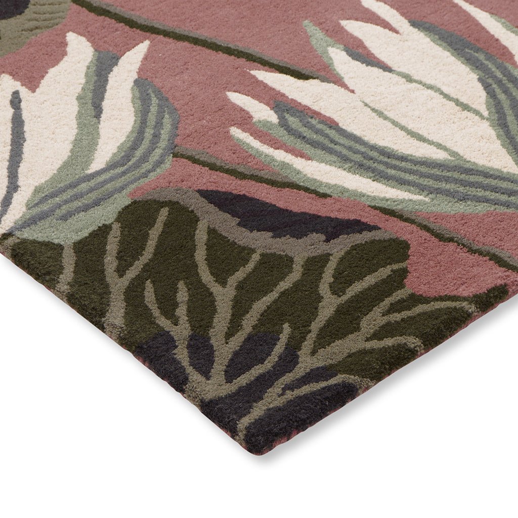 Christano Span Handmade Tufted Wool Carpet - Corner