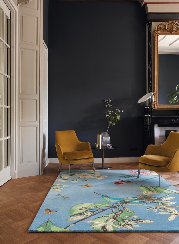 Aura Flicker Handmade Tufted Wool Carpet - Floorshot
