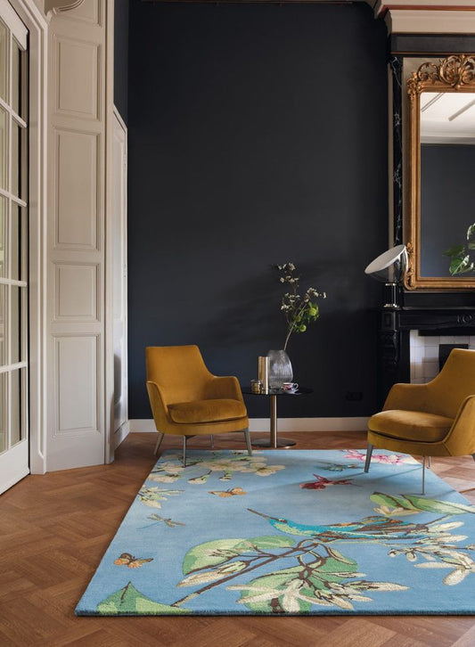 Aura Flicker Handmade Tufted Wool Carpet - Floorshot