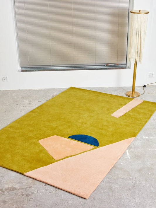 Firefly Wing Handmade Tufted Wool Carpet - Floorshot