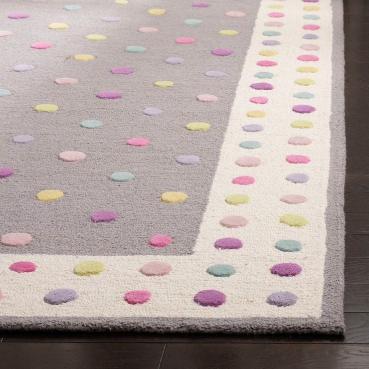 Whirl Shine Handmade Tufted Wool Carpet - Corner