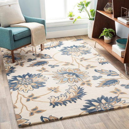 Obsidian Reef Handmade Tufted Wool Carpet - Floorshot