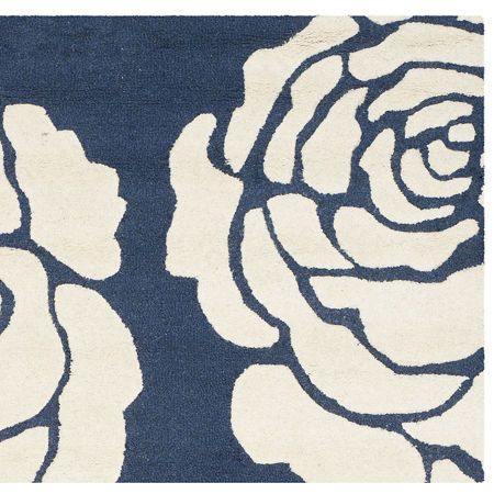 Mesh Bloom Handmade Tufted Wool Carpet - CloseUp