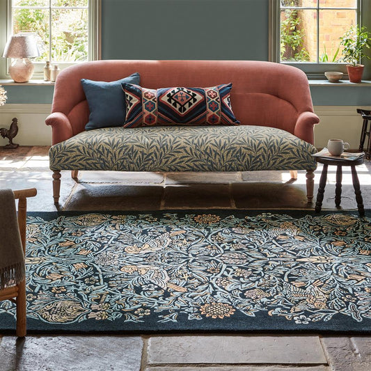 Herman Dawn Birds Handmade Tufted Wool Carpet - Floorshot