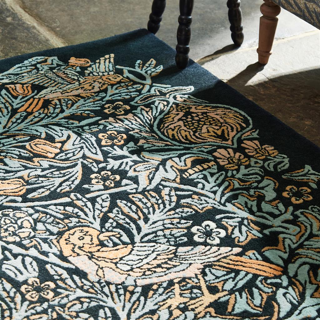 Herman Dawn Birds Handmade Tufted Wool Carpet - Floorshot