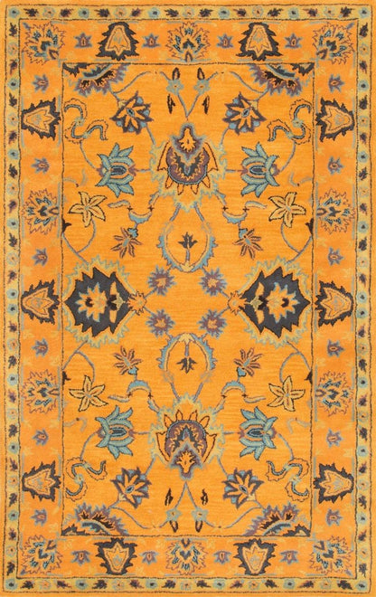 Slate Birch Handmade Tufted Wool Carpet - Headshot