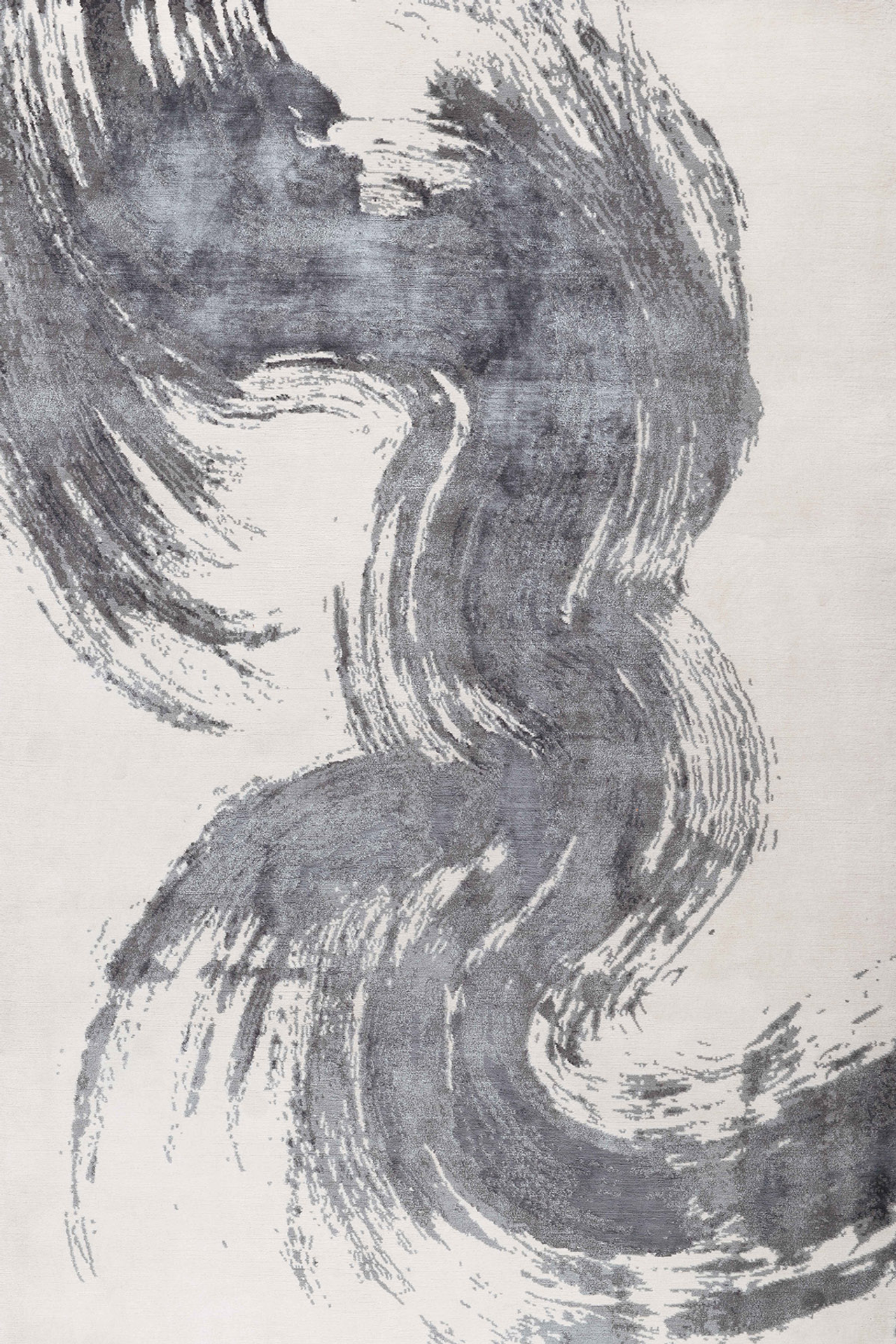 Hudson Charcoal Handmade Tufted Wool Carpet