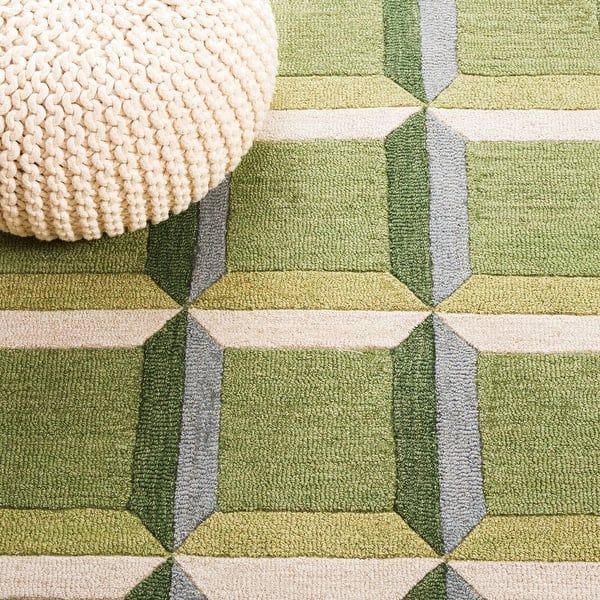 Caramel Nestle Handmade Tufted Wool Carpet - CloseUp
