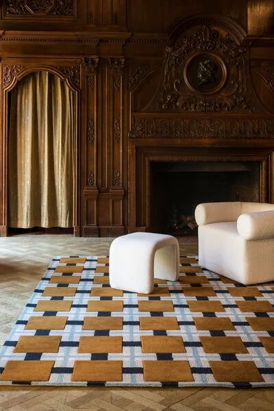 Cozy Snow Handmade Tufted Wool Carpet - Floorshot