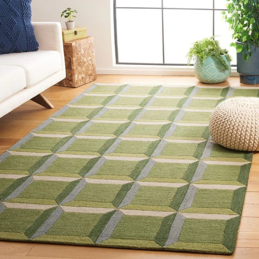 Caramel Nestle Handmade Tufted Wool Carpet - Floorshot